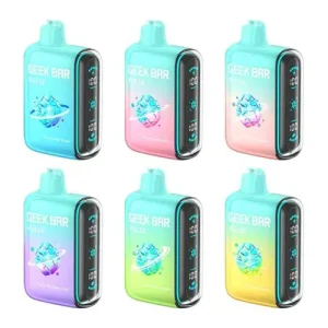 GEEK BAR PULSE 15000 Puffs 小火箭拋棄式電子煙 一次性霧化棒/可充電/側面LED現顯示/多種模式調